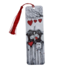3D printed love Highland cows bookmark with tassel 3D printed love Highland cows bookmark with tassel