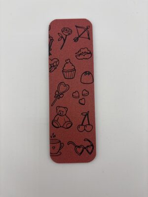 3D Printed Love Icons Bookmark – Valentine Theme | BigYawn 3D