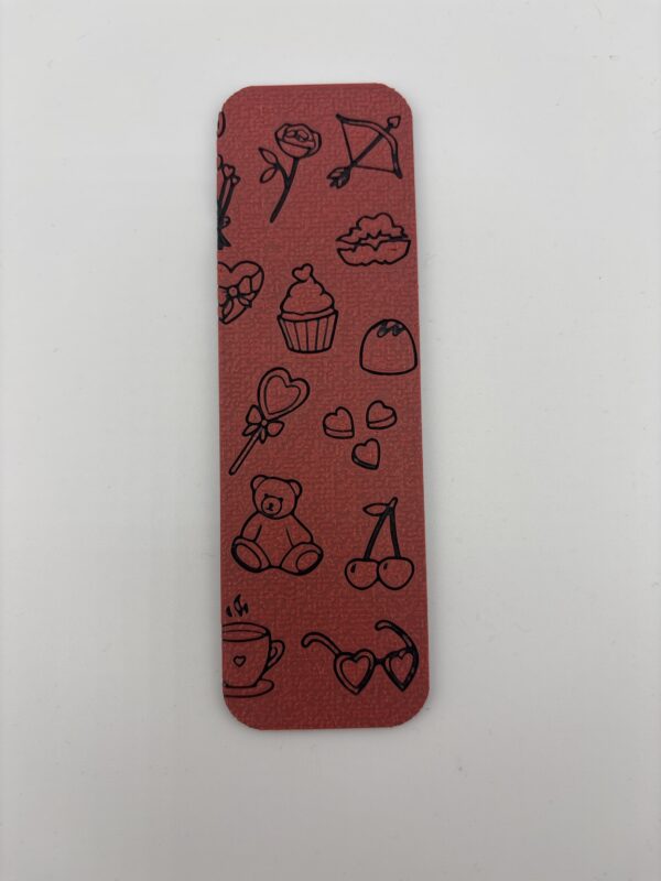 3D Printed Love Icons Bookmark – Valentine Theme | BigYawn 3D
