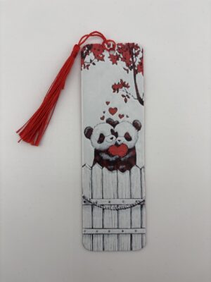 3D Printed Panda Love Bookmark – Cute Panda Design | BigYawn 3D