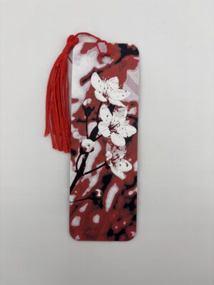 3D Printed Cherry Blossom Bookmark - Floral Branch Design | BigYawn 3D