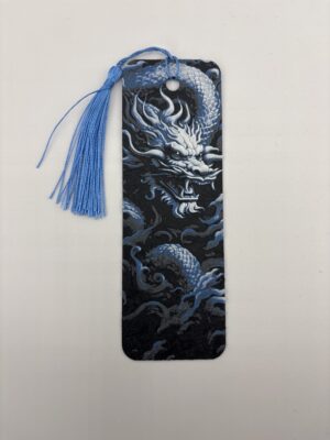 3D Printed Blue Dragon Bookmark - Mythical Dragon Design | BigYawn 3D