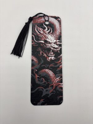 3D Printed Red Dragon Bookmark - Mythical Dragon Design | BigYawn 3D