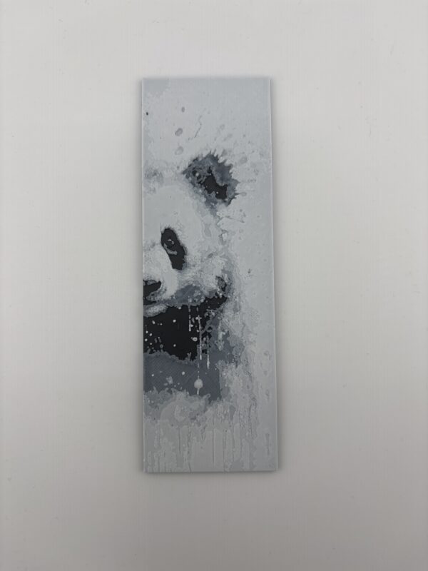 3D Printed Panda Bookmark - Monochrome Wildlife Design | BigYawn 3D