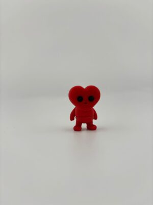 3D Printed Heart Character Small Articulated Flexi Toy | BigYawn 3D