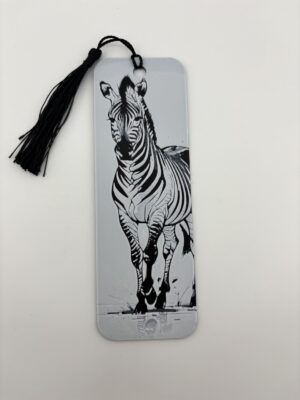 3D Printed Zebra Bookmark - Safari Collection | BigYawn 3D