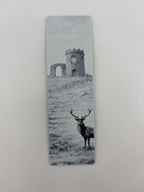 3D Printed Old John Bradgate Park Bookmark - Deer & Landmark Design | BigYawn 3D
