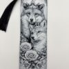 3D Printed Bookmark – Royal Fox Duo | BigYawn 3D