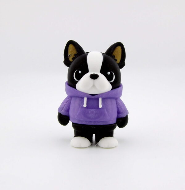 3D Printed French Bulldog Medium Articulated Flexi Toy | BigYawn 3D