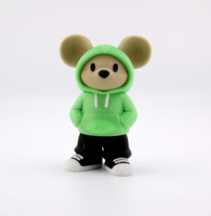 3D Printed Hoodie Mouse Medium Articulated Desk Toy | BigYawn 3D