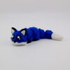 3D Printed Blue Fox Medium Articulated Flexi Toy | BigYawn 3D