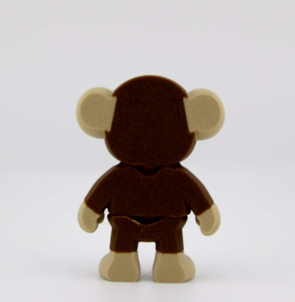 3D Printed Cute Monkey Medium Articulated Desk Toy | BigYawn 3D
