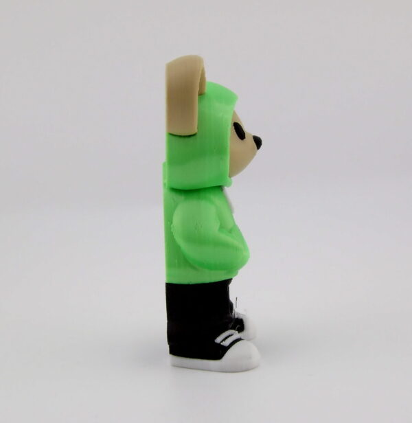 3D Printed Hoodie Mouse Medium Articulated Desk Toy | BigYawn 3D