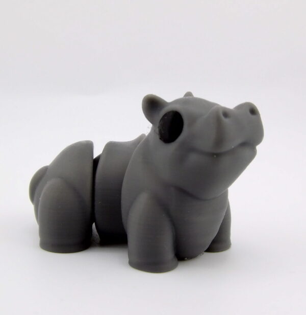 20250530_102417 3D Printed Flexi Hippo Medium Articulated Animal Toy | BigYawn 3D