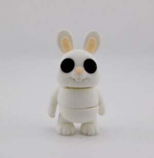 3D Printed Bunny Small Articulated Flexi Toy | BigYawn 3D