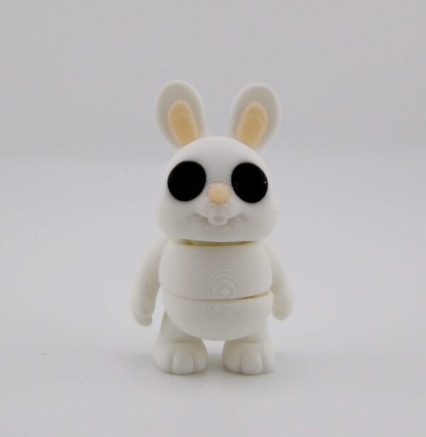 3D Printed Bunny Small Articulated Flexi Toy | BigYawn 3D