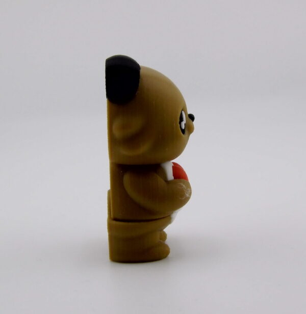 3D Printed Love Bear Medium Articulated Desk Toy | BigYawn 3D