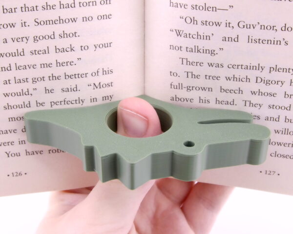 3D Printed Crocodile Page Holder - Animal Bookmark Thumb Holder | BigYawn 3D